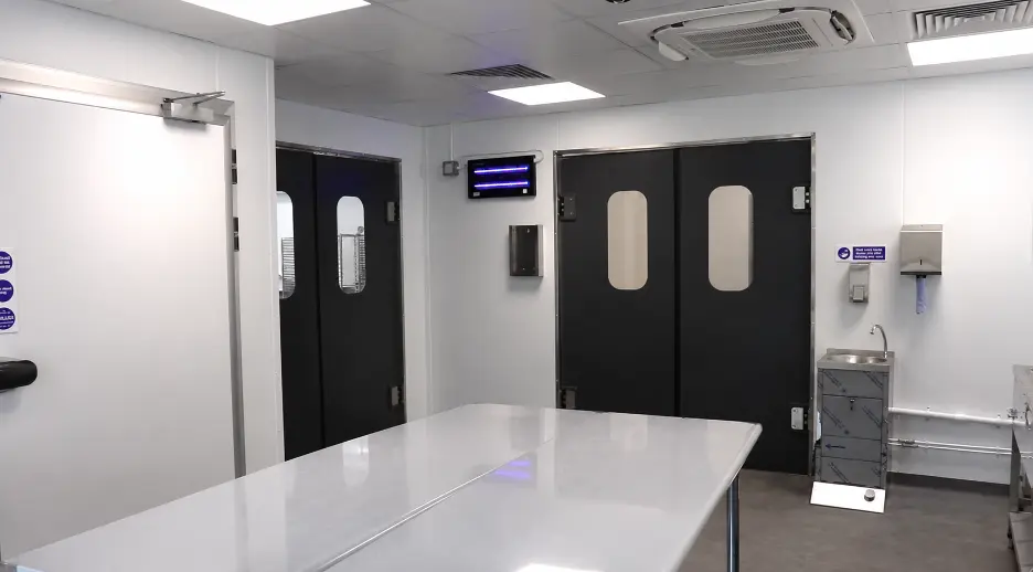 hygienic walls for food factory cladding
