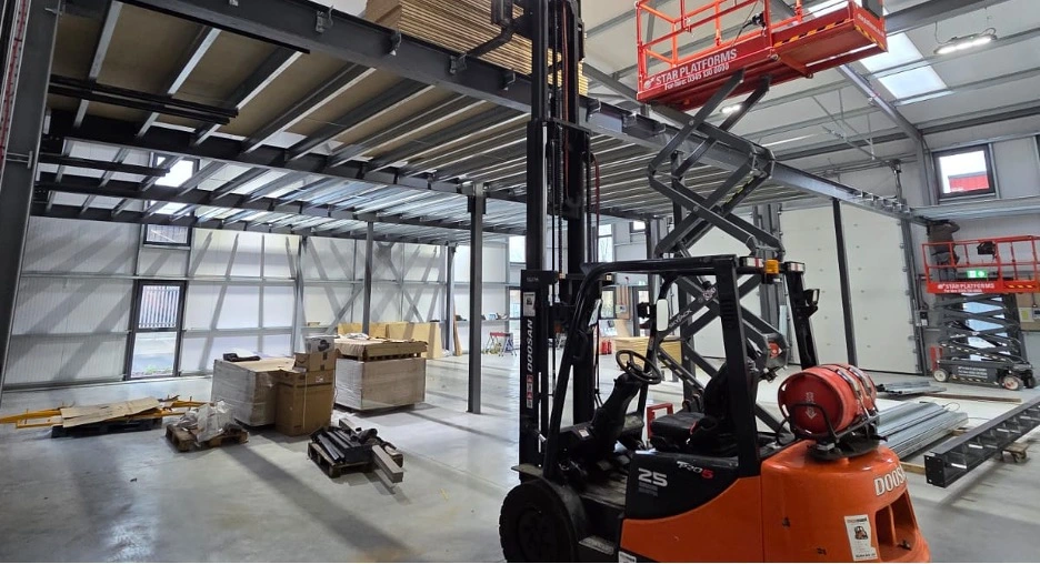 warehouse fit out in crowborough